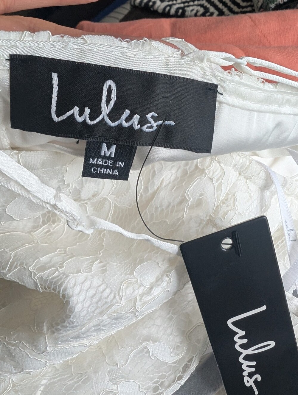 Lulu's White Lace Spaghetti Strap Dress - Picture 3 of 6